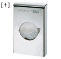 Complements :: Portacleanex and dispenser cosmetic :: Stainless steel interfolded  sanitary towel bags dispenser