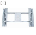 Television supports :: Converter plates :: Converter plate VESA 10x10 in Universal system