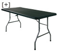 Foldings :: Steel and polyethylene folding table MP910505