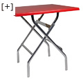 Foldings :: Aluminium and werzalit folding table MP940001