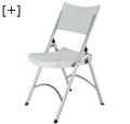 Foldings :: Steel and polyethylene folding chair SP910500
